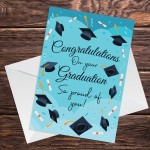 Proud Of You Card For Daughter Son Novelty Graduation Card