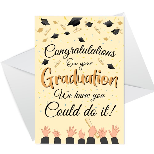 Graduation Card For Daughter Son Granddaughter Grandson