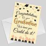 Graduation Card For Daughter Son Granddaughter Grandson