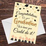 Graduation Card For Daughter Son Granddaughter Grandson