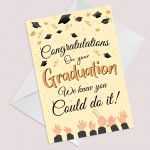 Graduation Card For Daughter Son Granddaughter Grandson