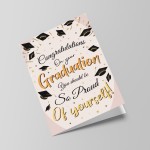 Graduation Card For Daughter Son Granddaughter Grandson Novelty