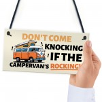 Novelty Campervan Sign FUNNY Campervan Plaque Travel Door Plaque