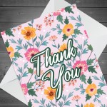 Thank You Card Wedding Teacher Teaching Assistant Nurses Doctor