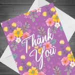 Thank You Card For Teacher Teaching Assistant Nurses Doctors