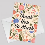 Thank You Card For Women Wedding Teacher Teaching Assistant