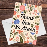 Thank You Card For Women Wedding Teacher Teaching Assistant