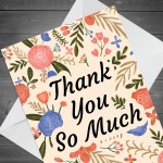 Thank You Card For Women Wedding Teacher Teaching Assistant