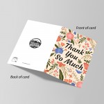 Thank You Card For Women Wedding Teacher Teaching Assistant