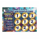 Personalised Scratch Card Reveal Birthday Gift For Him or Her