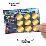 Personalised Scratch Card Reveal Birthday Gift For Him or Her