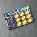 Personalised Scratch Card Reveal Birthday Gift For Him or Her