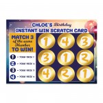 Personalised Birthday Scratch Reveal Card, Personalised Birthday