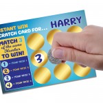 Scratch Card Reveal Personalised Gift For Men Him Dad Brother