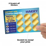 Scratch Card Reveal Personalised Gift For Men Him Dad Brother