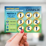 Personalised Scratch Card Gift For Boys, Birthday Gifts For Son 