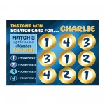 Personalised Gift For Him Scratch Card Reveal Birthday Christmas