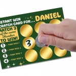 Personalised Custom Scratch Card Reveal Gift For Him Birthday