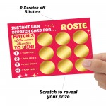 Personalised Scratch Card Gift For Boyfriend Girlfriend Husband 