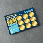 Personalised Scratch Card For Him Birthday Christmas Card Son