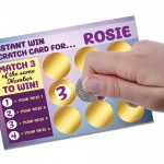 Scratch Card Reveal Personalised Gift For Women Her Girls