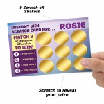 Scratch Card Reveal Personalised Gift For Women Her Girls