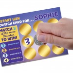 Personalised Scratch Card Reveal Gift For Girls Women Friendship