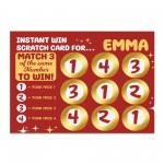 Personalised Scratch Card For Girlfriend Boyfriend Husband Wife 