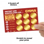 Personalised Scratch Card For Girlfriend Boyfriend Husband Wife 