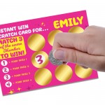 Personalised Scratch Card Gift Her Birthday Gifts For Women