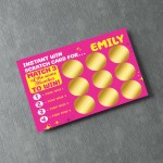 Personalised Scratch Card Gift Her Birthday Gifts For Women