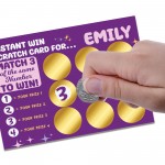 Personalised Gift For Her Scratch Card Birthday Girlfriend Wife