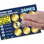 Scratch Card Reveal Personalised Gift For Men Him Son Christmas