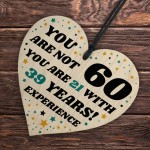 60th Birthday Funny Gift For Men Women Him Her Sixty Years