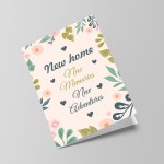 Congratulations Card For New Home Couple Keepsake Card