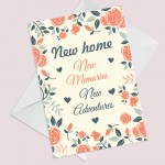 New Home Card Congratulations Card For Couple Keepsake Card