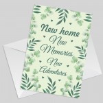 New Home Card With Envelope Keepsake Congratulations Card