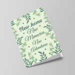 New Home Card With Envelope Keepsake Congratulations Card