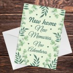 New Home Card With Envelope Keepsake Congratulations Card