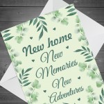 New Home Card With Envelope Keepsake Congratulations Card