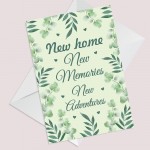 New Home Card With Envelope Keepsake Congratulations Card