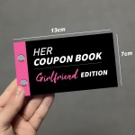 Coupon Book Gift For Girlfriend Couple Gift Fun Coupon Book