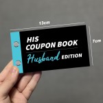 Coupon Book Gift For Husband Couple Gift Fun Coupon Book