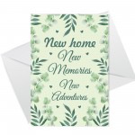 new home congratulations keepsake card and heart, house warming 