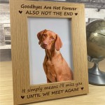 Pet Memorial 5x7 Rememrance Photo Frame Cat Dog Memorial Frames