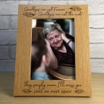 Until We Meet Again Wooden Photo Frame Mum Dad Nan Grandad Nanny