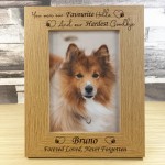 Personalised Pet Memorial 7x5 Photo Frame Dog Puppy Cat Pet Gift