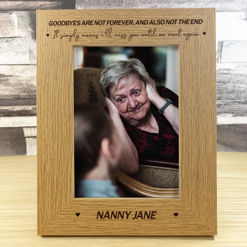 Special Memorial Photo Frame In Memory Of Mum Dad Nan Nanny