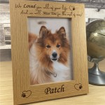 Personalised Pet Photo Frame Wooden Picture Frame Dog Puppy