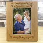 In Loving Memory Memorial Photo Frame Of Grandad